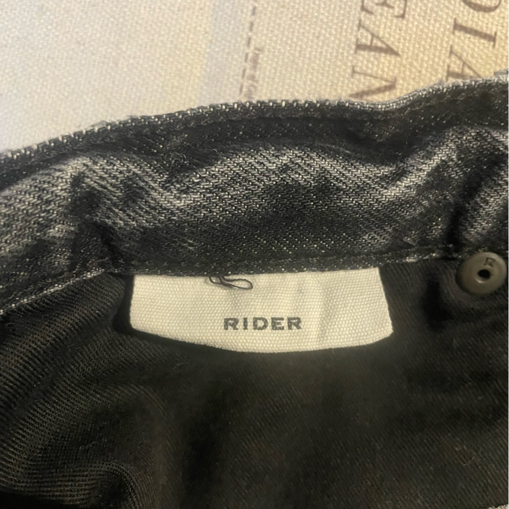SLVRLAKE Rider Break Down Split
Hem Jeans Straight Leg Black Denim Size 31 - Picture 16 of 16